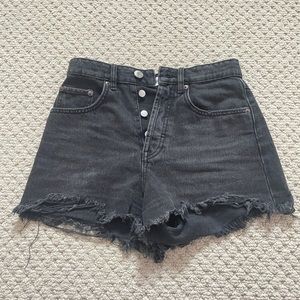 Zara dark washed shorts